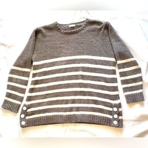 Chic Soul Grey Cozy Sweater